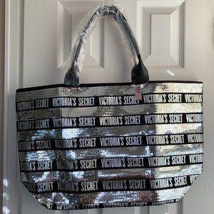 Victoria’s Secret sequin tote bag